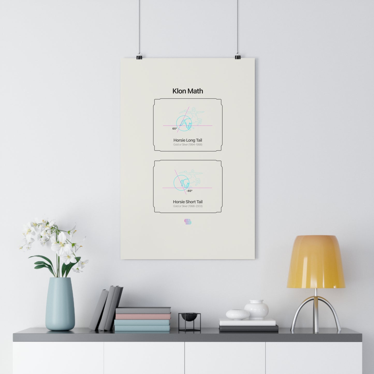 Super Limited Klon Horsie Tail Math - Original Artwork Giclée Art Print