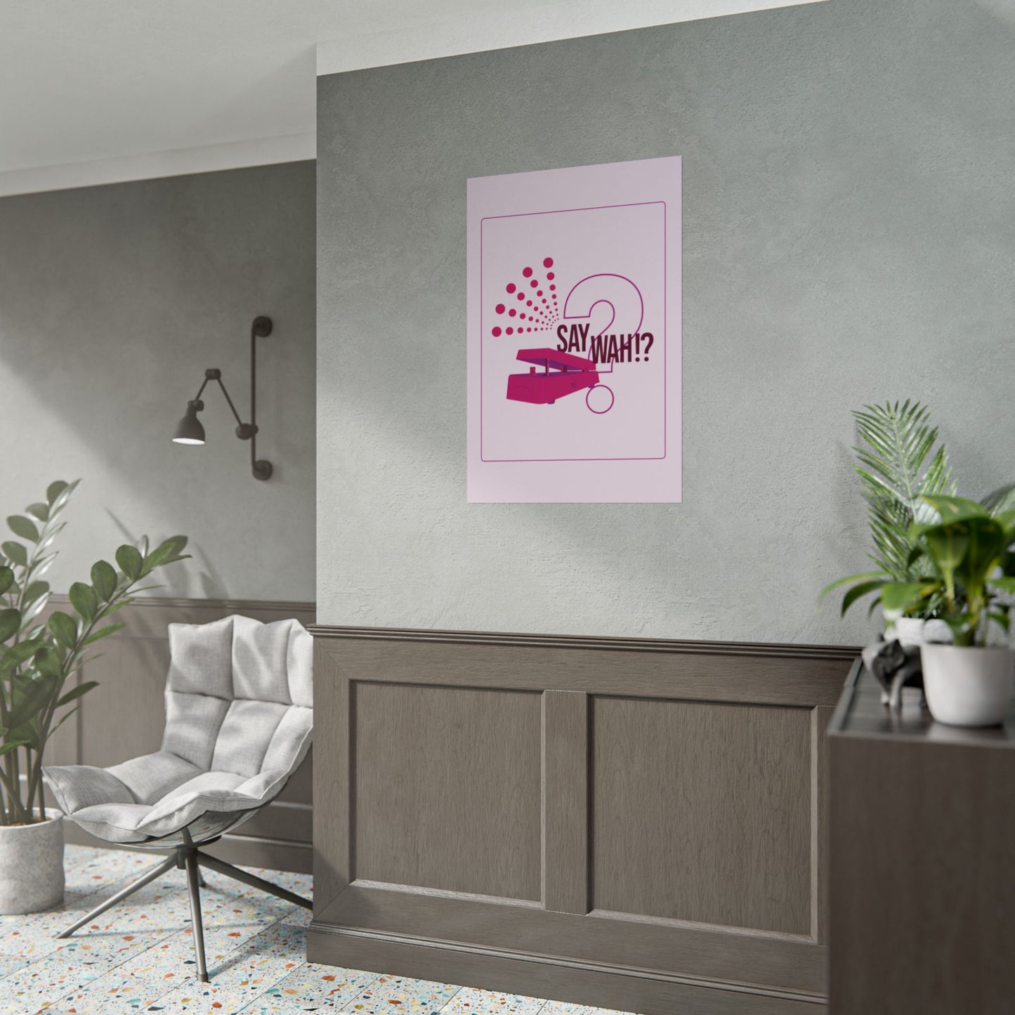 Say Wah?! Retro Poster — Original Art (Rolled Poster)