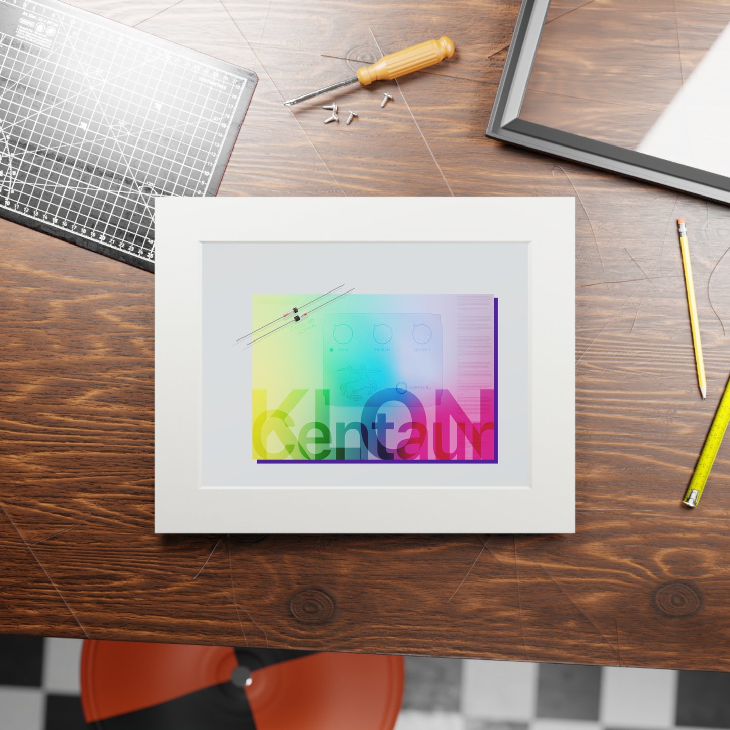 Klon Centaur "Magic Diodes" Modern Fine Art Original Print