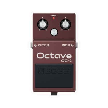 Octave Guitar Pedal Vinyl Decal - Original Art - Collect Them All!