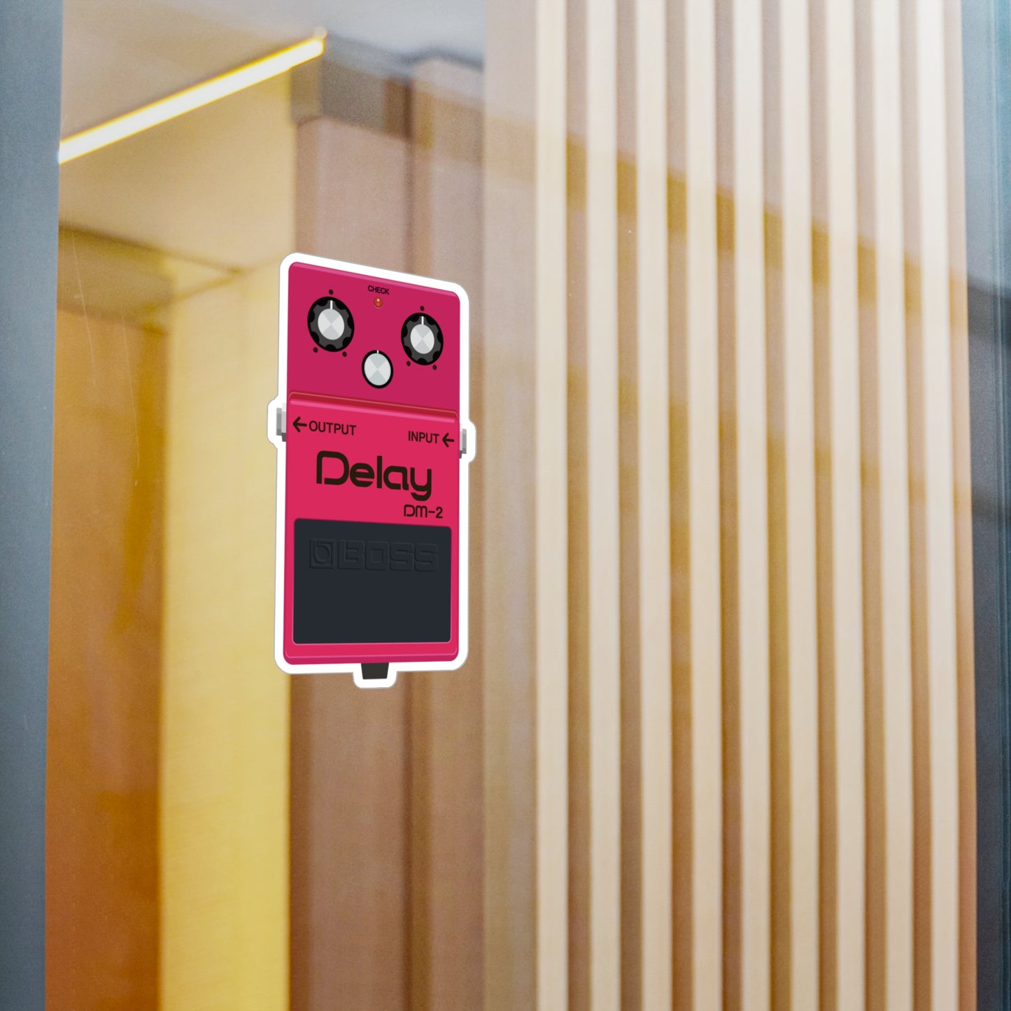 OG Delay Guitar Pedal Vinyl Decal - Original Art - Collect Them All!