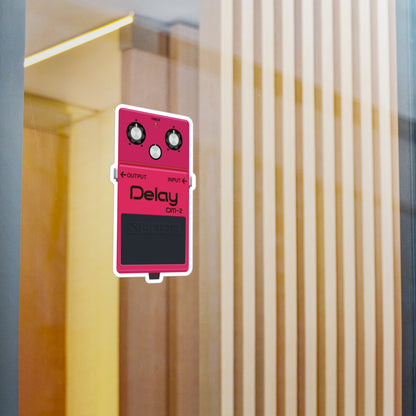 OG Delay Guitar Pedal Vinyl Decal - Original Art - Collect Them All!