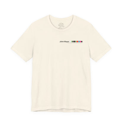 John Mayer Guitar Pedalboard Signal Chain - Premium Jersey T-shirt with Original Design.