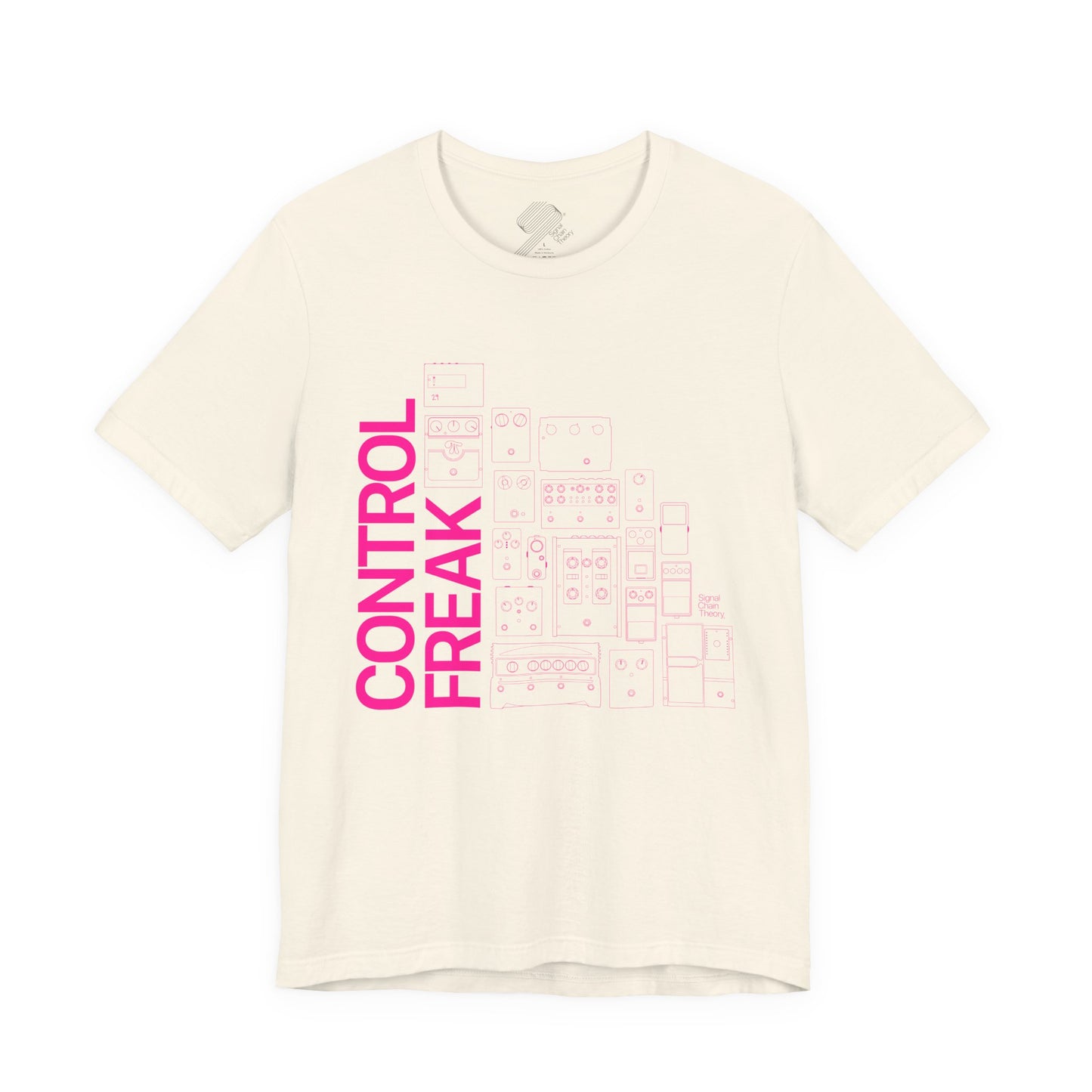 Control Freak - Guitar Pedals Original Graphic Tee — Express Delivery available