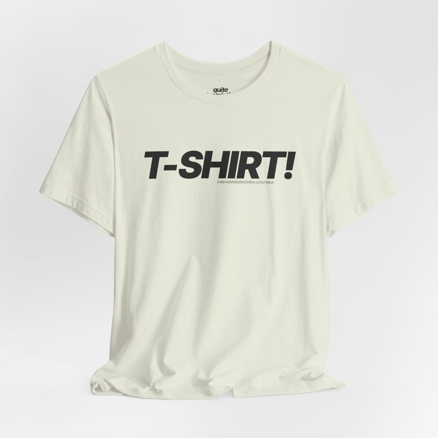 Irrefutably Descriptive T-Shirt! Graphic Tee. Minimalist Bold Italic Typography Cozy Shirt