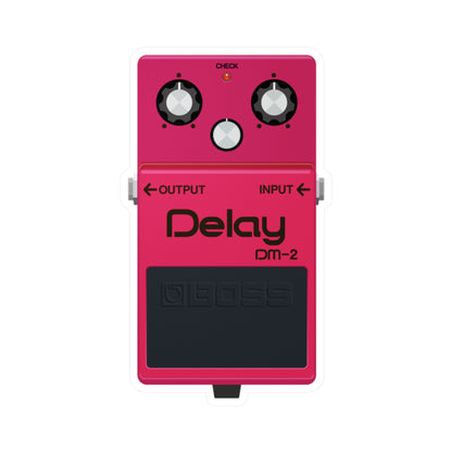 OG Delay Guitar Pedal Vinyl Decal - Original Art - Collect Them All!