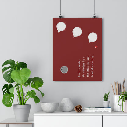 Limited Klon KTR "Flipped" Edition - Original Minimalist Giclée Art Print