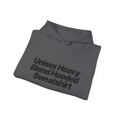 Quite Descriptive "Unisex Heavy Blend Hooded Sweatshirt" unisex heavy blend hooded sweatshirt. Simple Typography Casual Pullover.