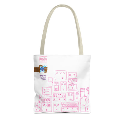 Guitar Pedal Tote Bag - Musical Themed, Perfect for Musicians and Players - Original Design by Signal Chain Theory (Greek Cup)