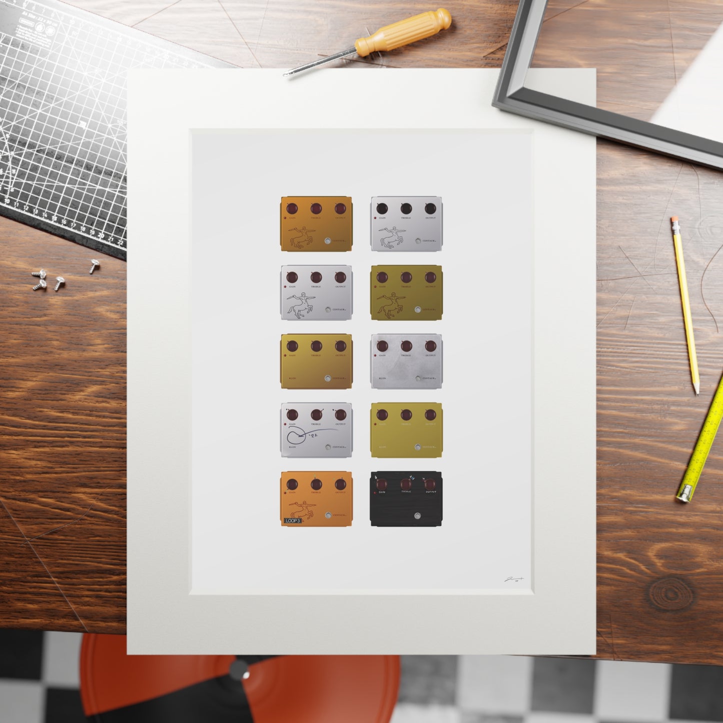 Signal ChainTheory - Klon Centaur Variation - Limited Fine Art Prints