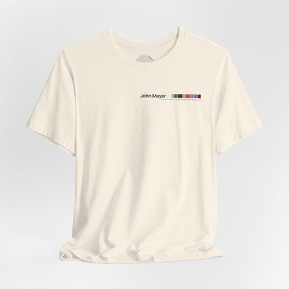 John Mayer Guitar Pedalboard Signal Chain - Premium Jersey T-shirt with Original Design.