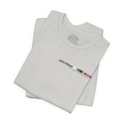 John Mayer Guitar Pedalboard Signal Chain - Premium Jersey T-shirt with Original Design.