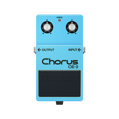 Chorus Guitar Pedal Vinyl Decal - Original Art - Collect Them All!