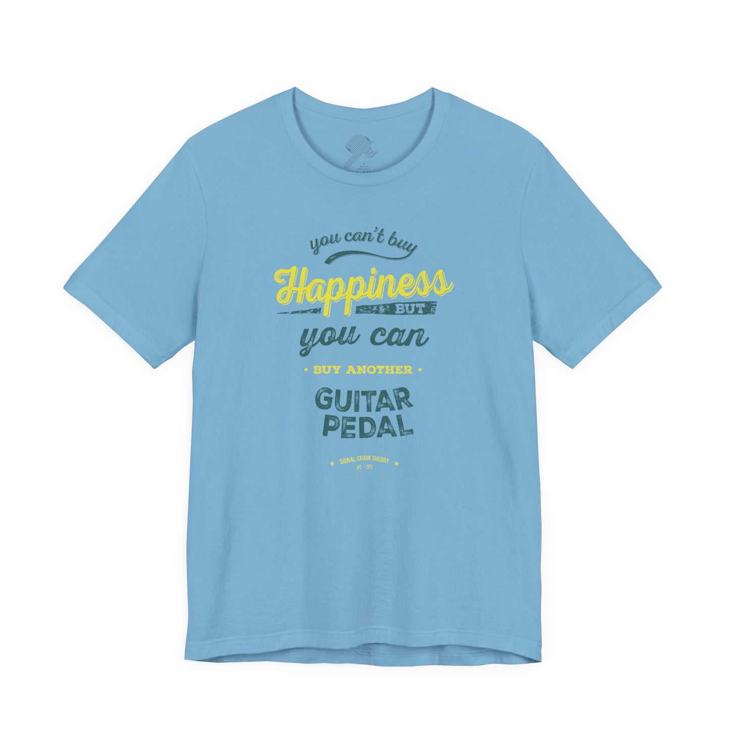 Vintage Guitar Pedal Happiness - Unisex Jersey Short Sleeve Tee Shirt
