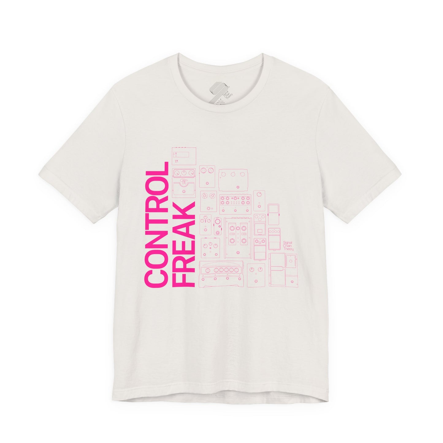 Control Freak - Guitar Pedals Original Graphic Tee — Express Delivery available
