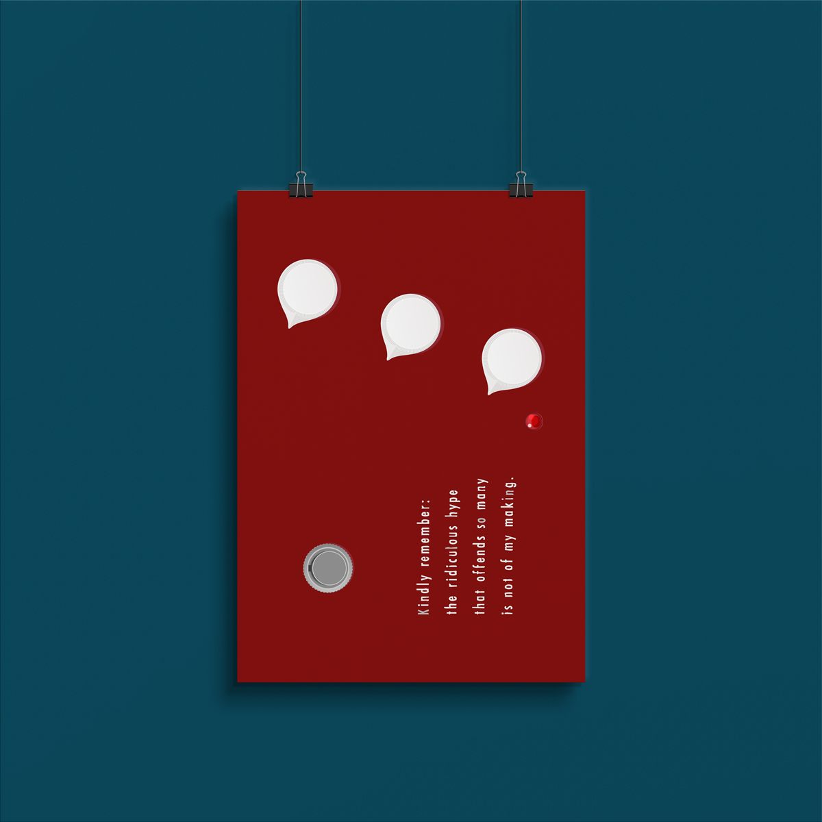 Limited Klon KTR "Flipped" Edition - Original Minimalist Giclée Art Print