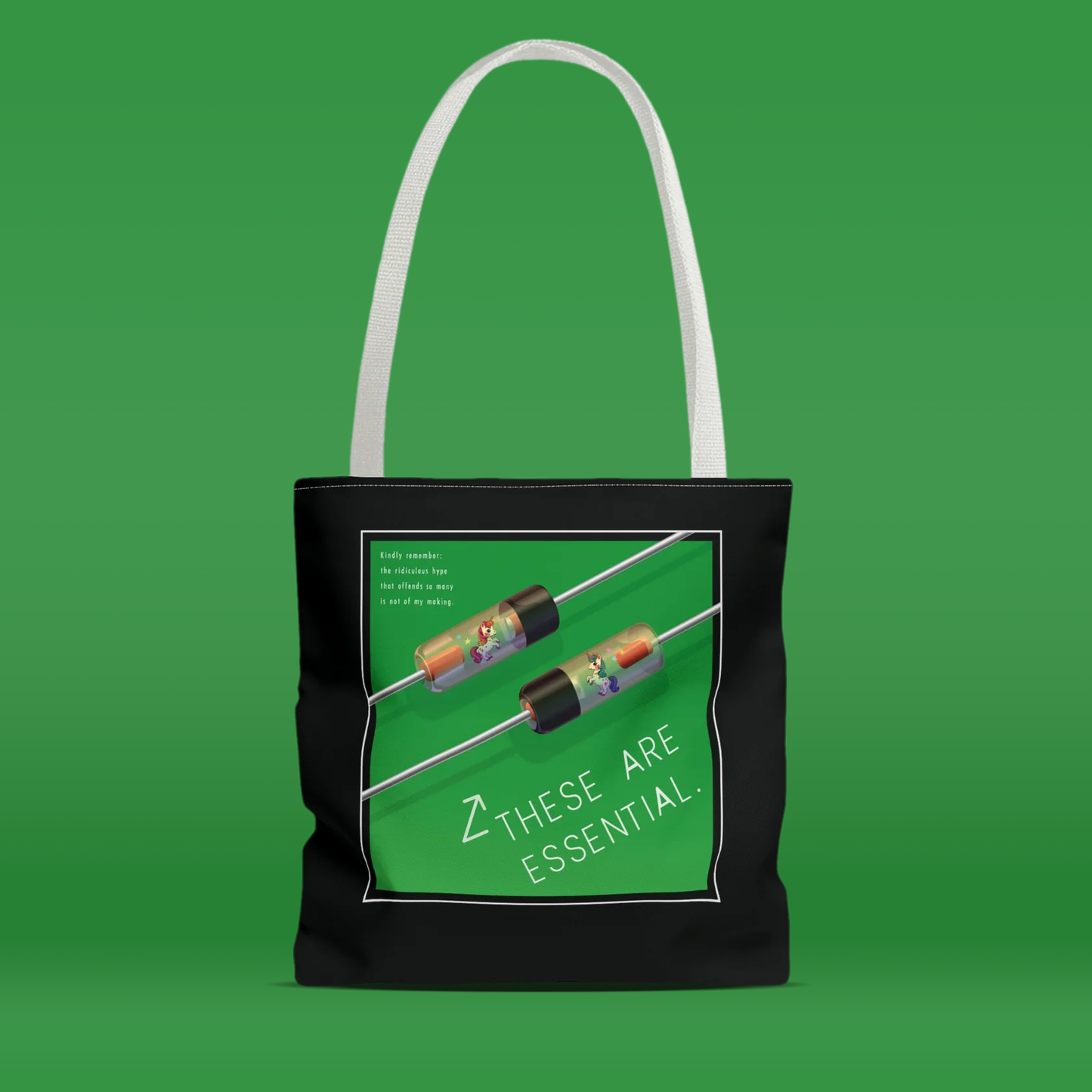 Limited Edition "These Are Essential" Magical Diodes Tote Bag