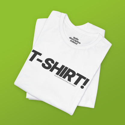 Irrefutably Descriptive T-Shirt! Graphic Tee. Minimalist Bold Italic Typography Cozy Shirt