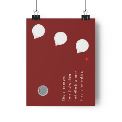 Limited Klon KTR "Flipped" Edition - Original Minimalist Giclée Art Print