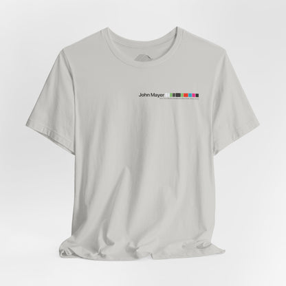 John Mayer Guitar Pedalboard Signal Chain - Premium Jersey T-shirt with Original Design.