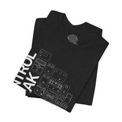 Control Freak - Guitar Pedals Original Graphic Tee — Express Delivery available