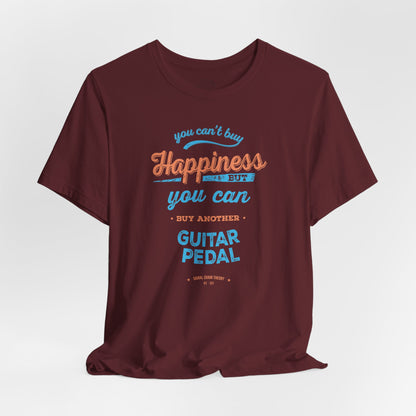 Vintage Guitar Pedal Happiness - Unisex Jersey Short Sleeve Tee Shirt