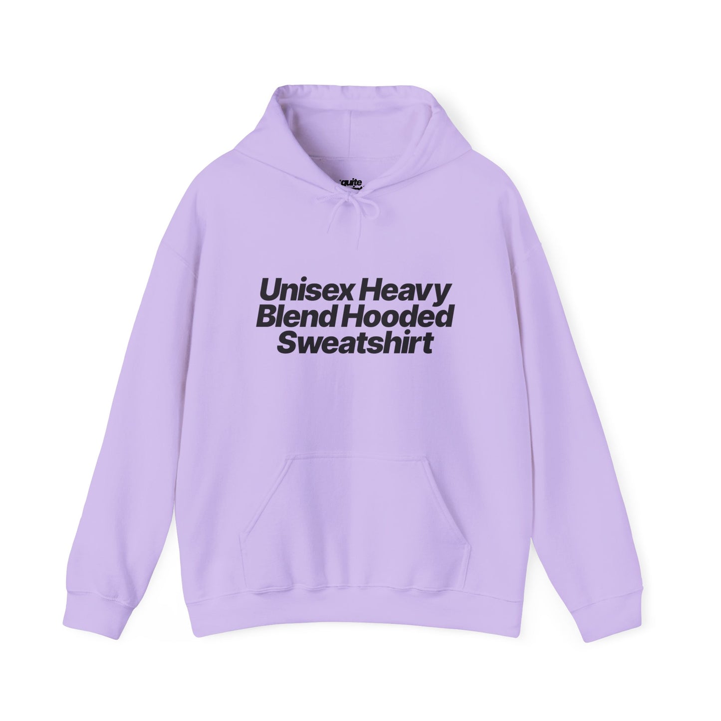 Quite Descriptive "Unisex Heavy Blend Hooded Sweatshirt" unisex heavy blend hooded sweatshirt. Simple Typography Casual Pullover.