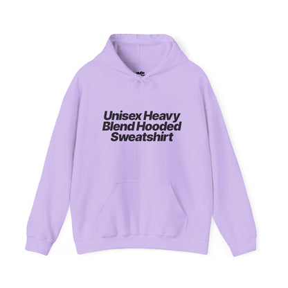 Quite Descriptive "Unisex Heavy Blend Hooded Sweatshirt" unisex heavy blend hooded sweatshirt. Simple Typography Casual Pullover.