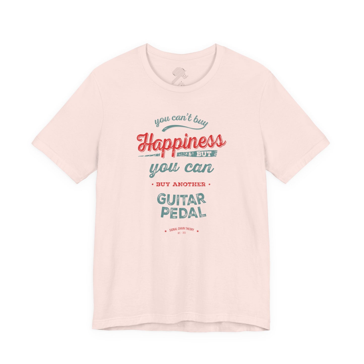 Vintage Guitar Pedal Happiness - Unisex Jersey Short Sleeve Tee Shirt