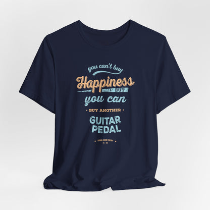 Vintage Guitar Pedal Happiness - Unisex Jersey Short Sleeve Tee Shirt