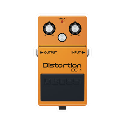 Distortion Guitar Pedal Vinyl Decal - Original Art - Collect Them All!