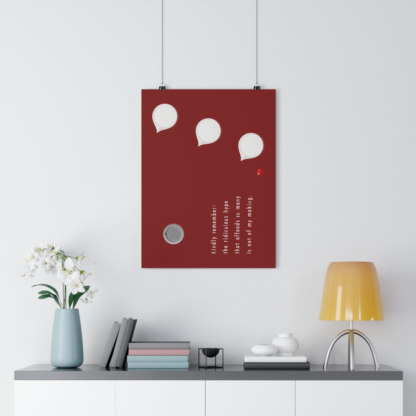 Limited Klon KTR "Flipped" Edition - Original Minimalist Giclée Art Print