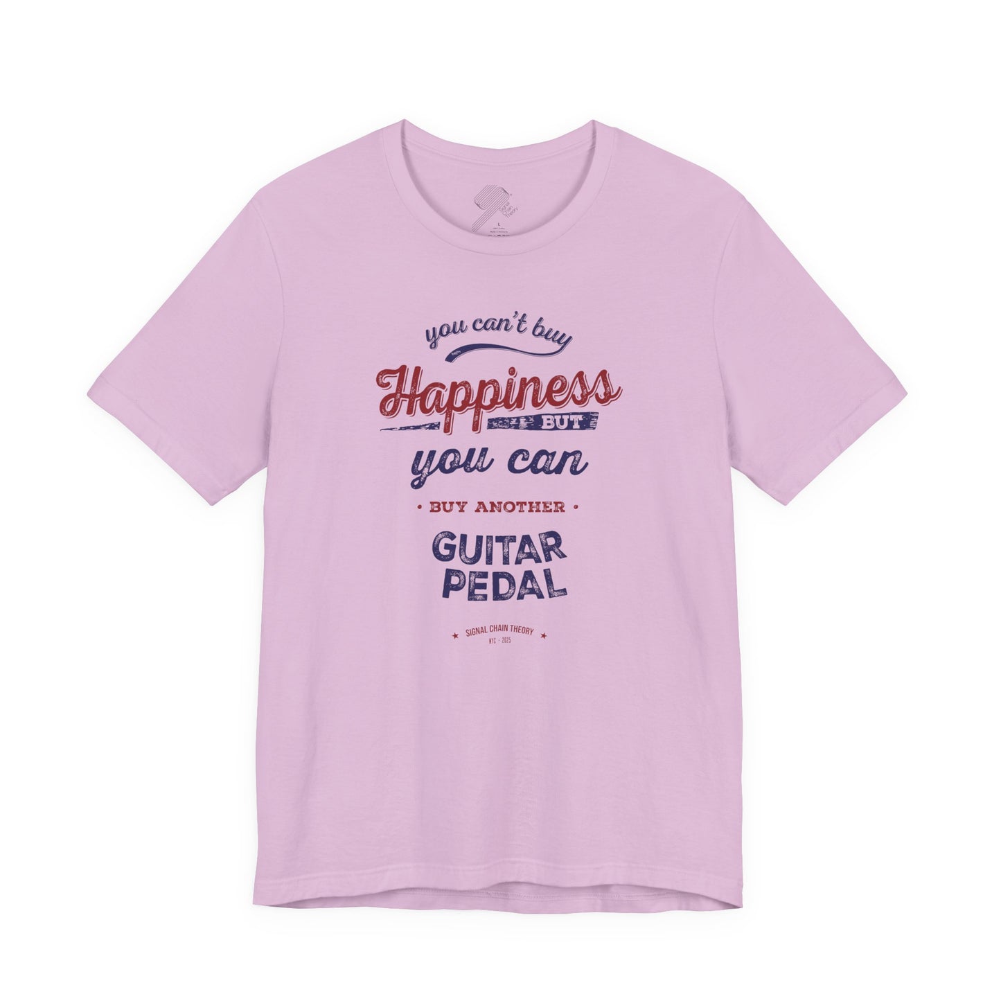 Vintage Guitar Pedal Happiness - Unisex Jersey Short Sleeve Tee Shirt