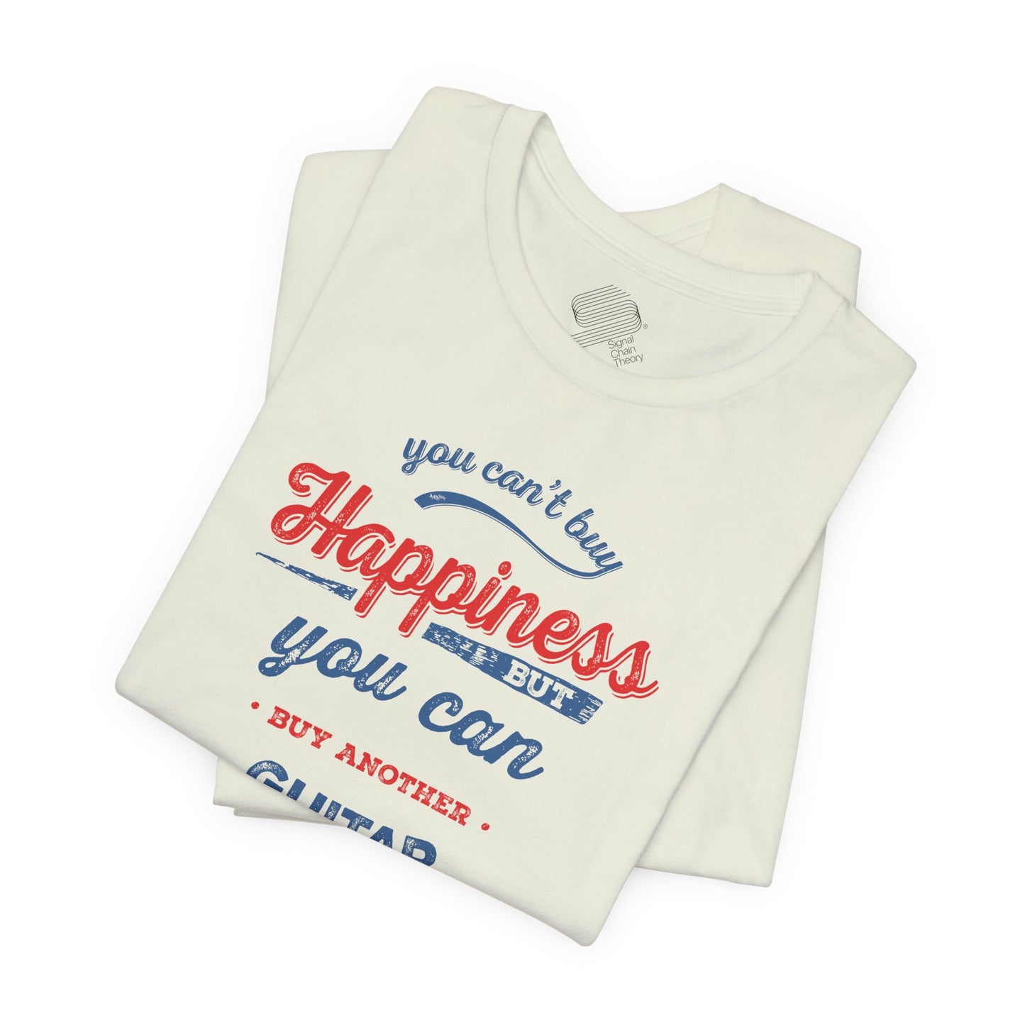 Vintage Guitar Pedal Happiness - Unisex Jersey Short Sleeve Tee Shirt