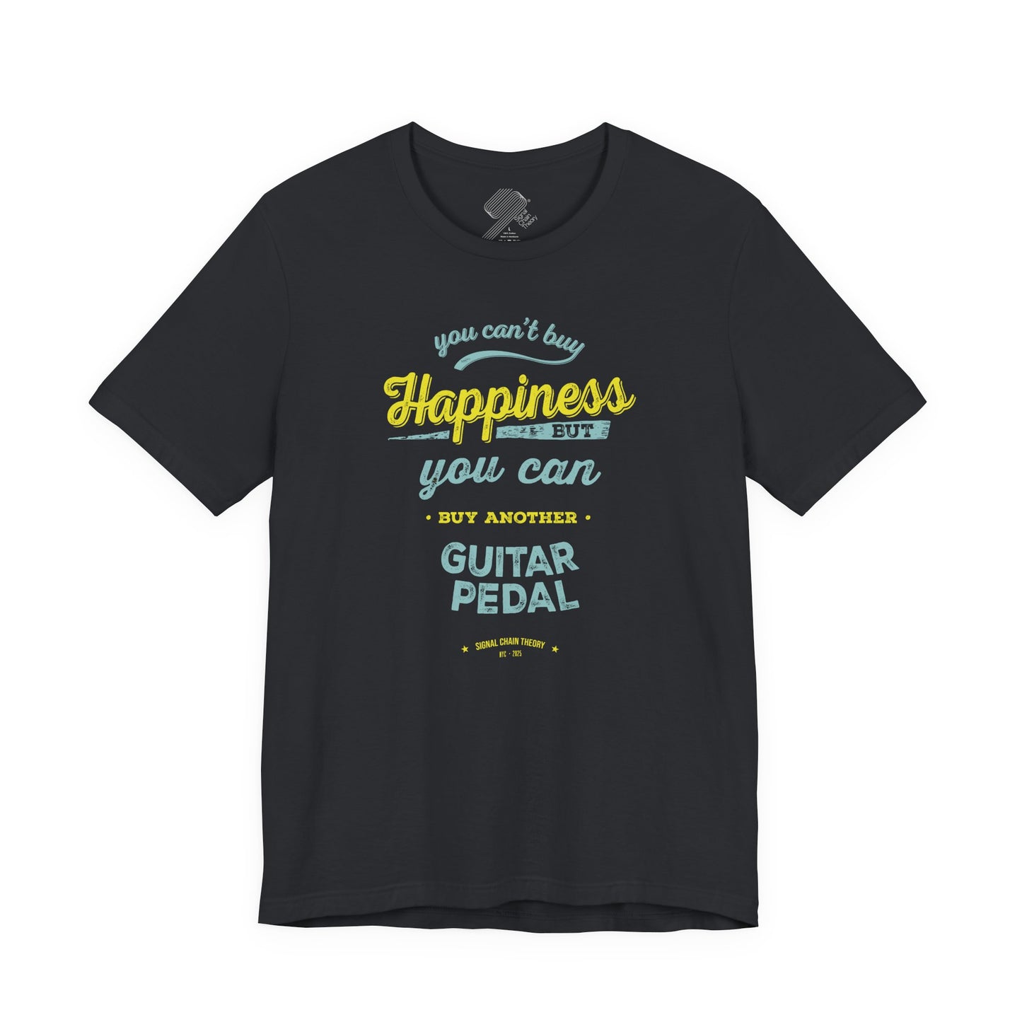 Vintage Guitar Pedal Happiness - Unisex Jersey Short Sleeve Tee Shirt