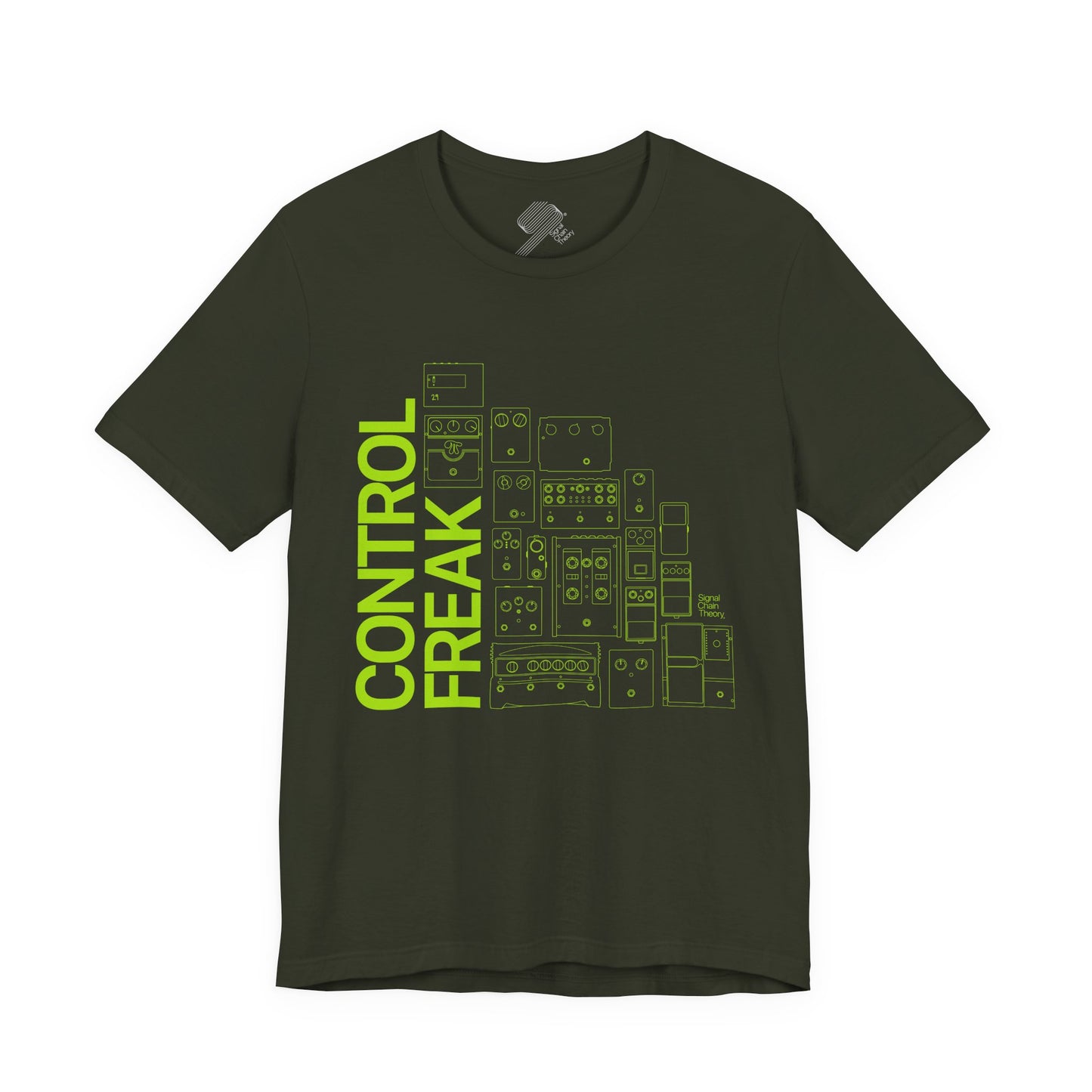 Control Freak - Guitar Pedals Original Graphic Tee — Express Delivery available
