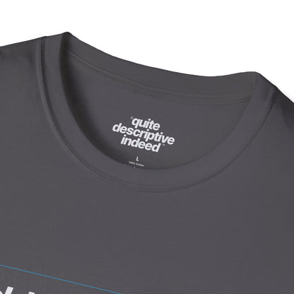 Quite Descriptive "Click Here to Add Text" Ironically Non-editable Mockup Typography Graphic Tee