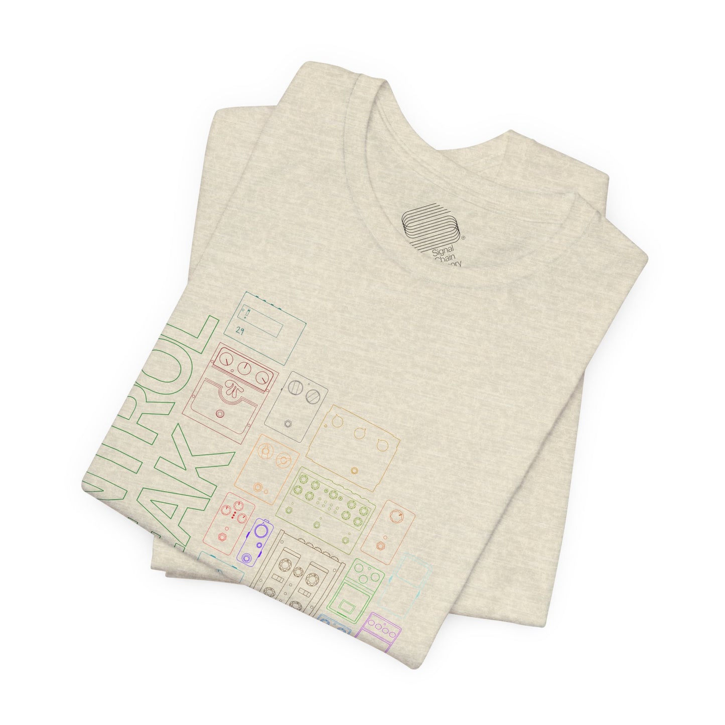 Control Freak - Guitar Pedals Original Graphic Tee — Express Delivery available