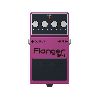 Analog Flanger Guitar Pedal Vinyl Decal - Original Art - Collect Them All!