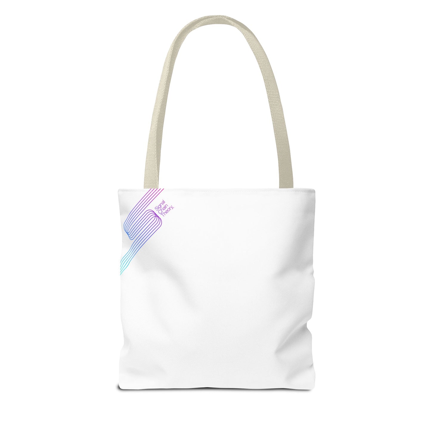 Struggling Guitarist Tote Bag - Musical Themed, Perfect for Musicians and Guitar Players - Original Design by Signal Chain Theory (Greek Cup)
