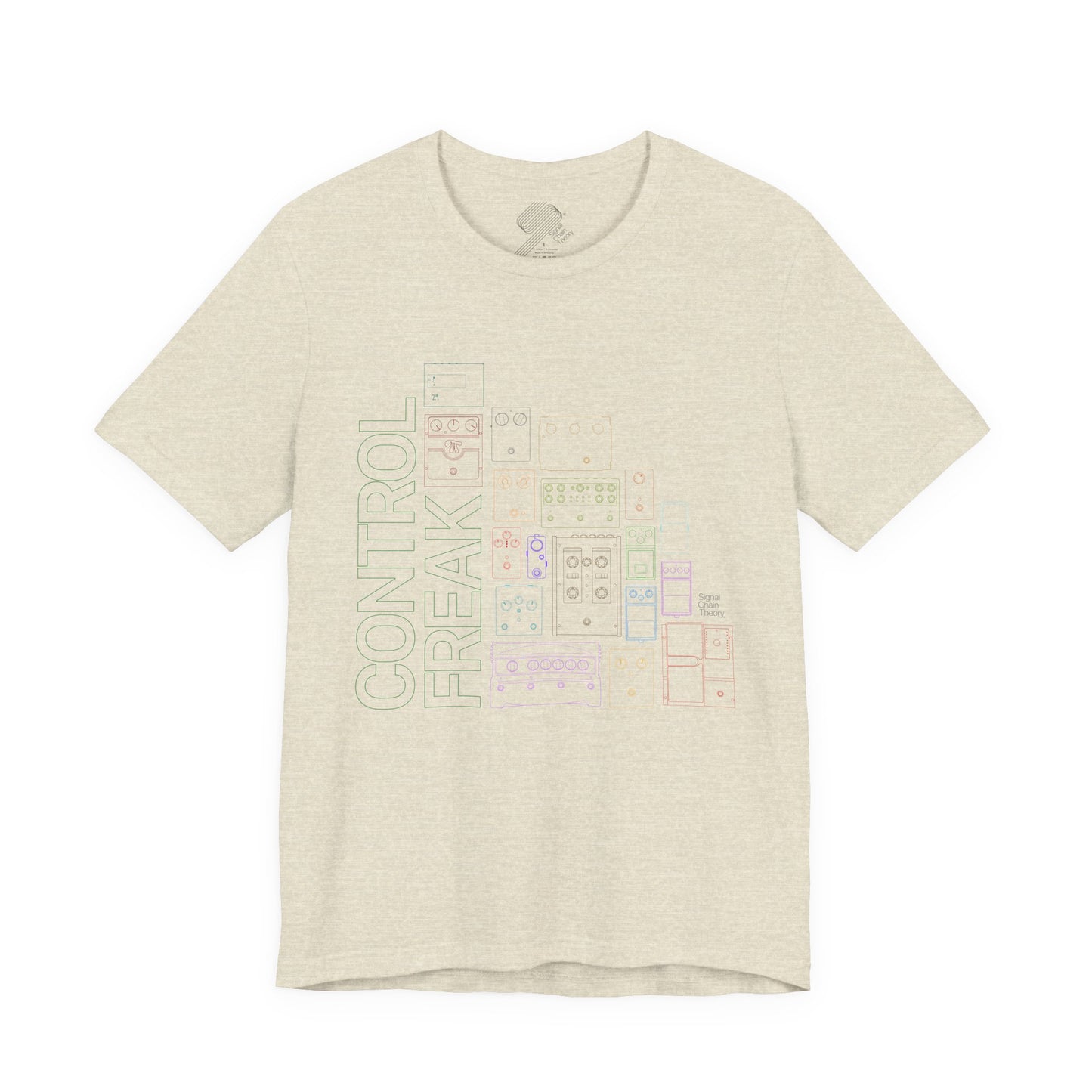 Control Freak - Guitar Pedals Original Graphic Tee — Express Delivery available