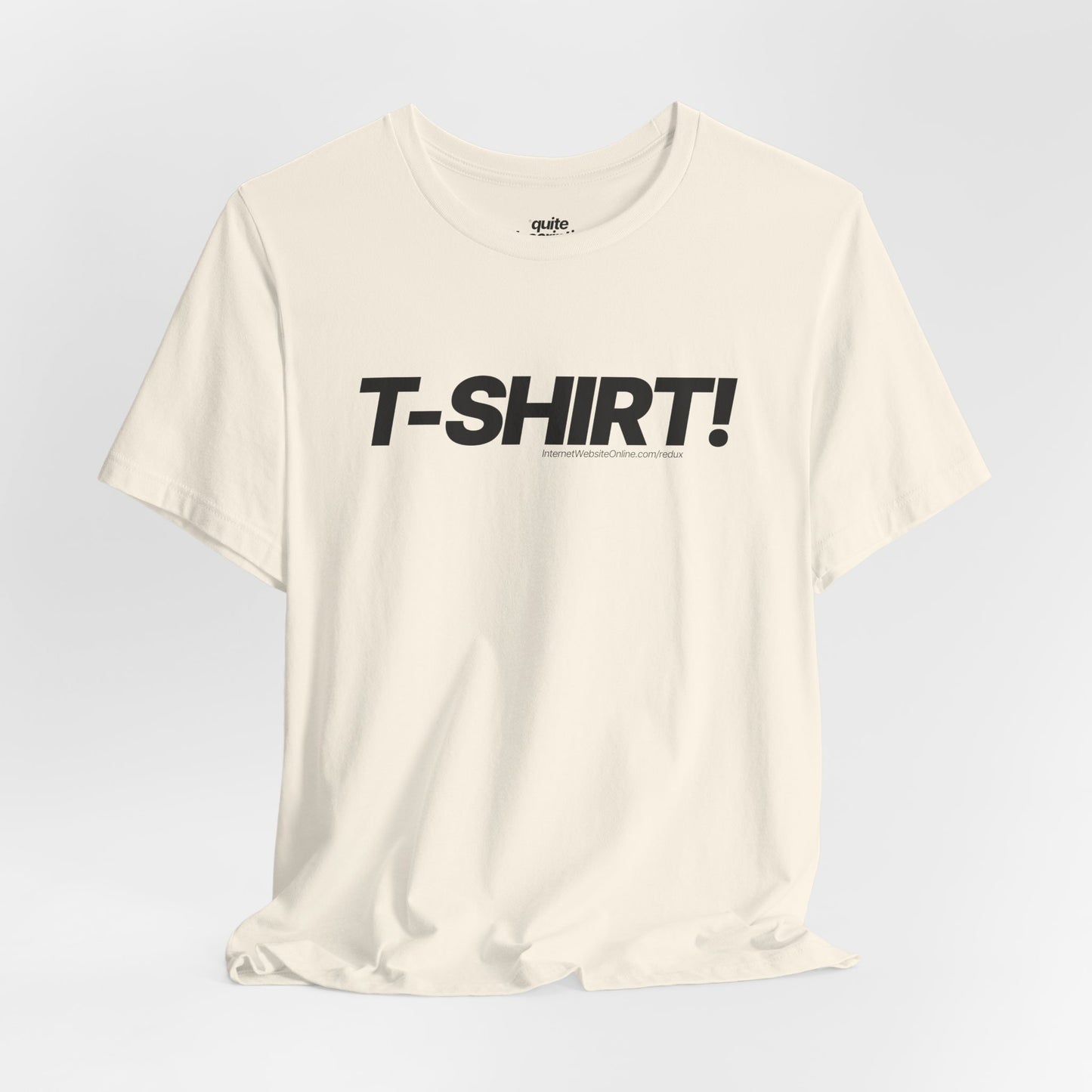 Irrefutably Descriptive T-Shirt! Graphic Tee. Minimalist Bold Italic Typography Cozy Shirt