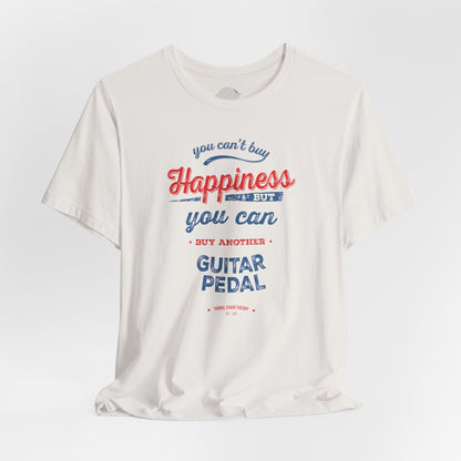 Vintage Guitar Pedal Happiness - Unisex Jersey Short Sleeve Tee Shirt