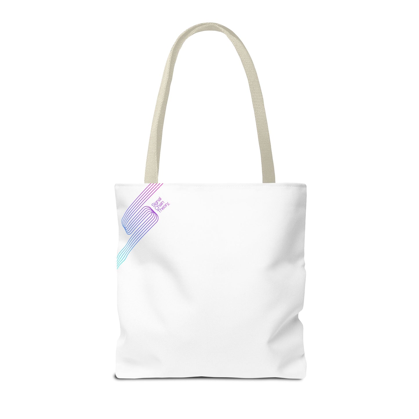 Struggling Guitarist Tote Bag - Musical Themed, Perfect for Musicians and Guitar Players - Original Design by Signal Chain Theory (Greek Cup)