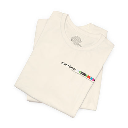 John Mayer Guitar Pedalboard Signal Chain - Premium Jersey T-shirt with Original Design.