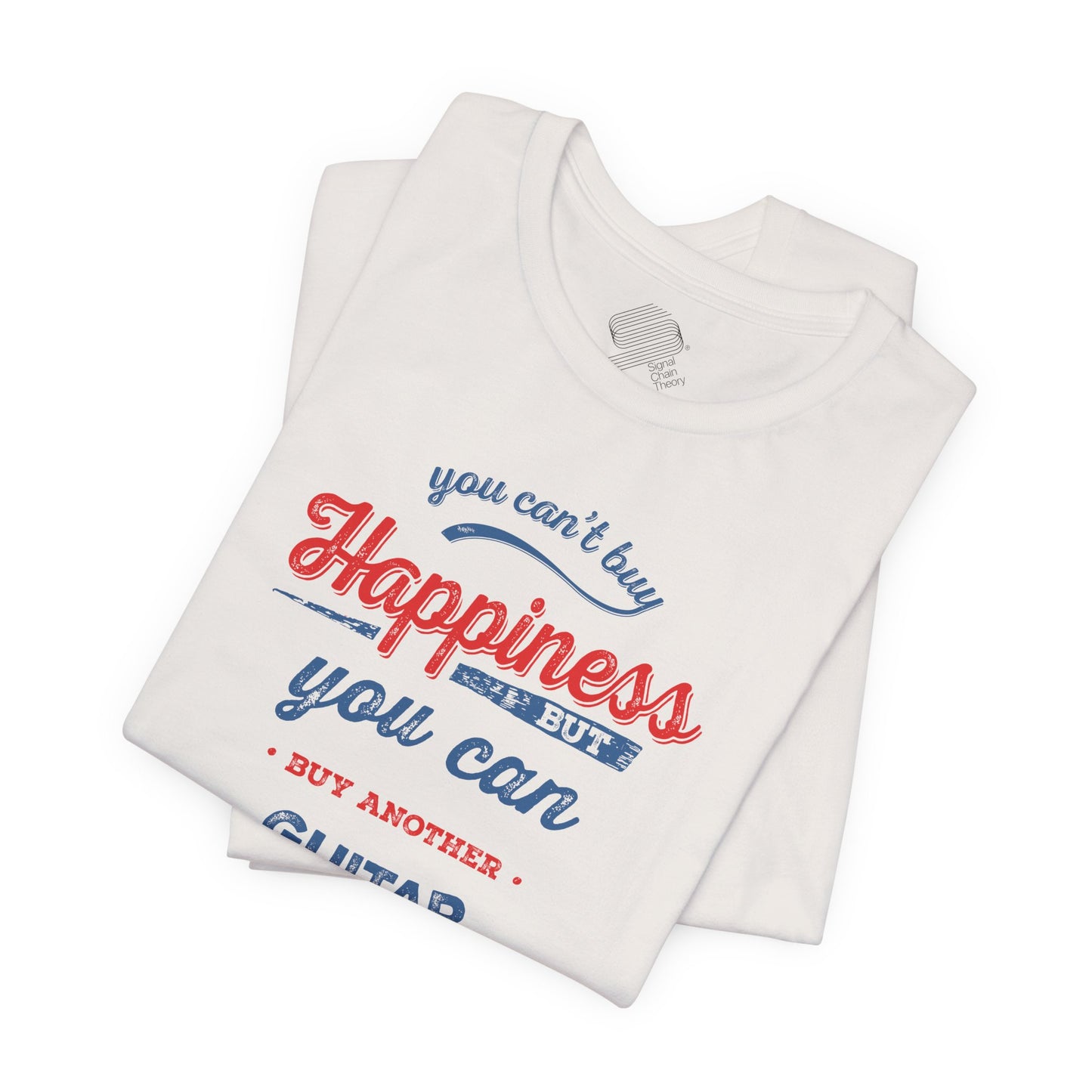 Vintage Guitar Pedal Happiness - Unisex Jersey Short Sleeve Tee Shirt