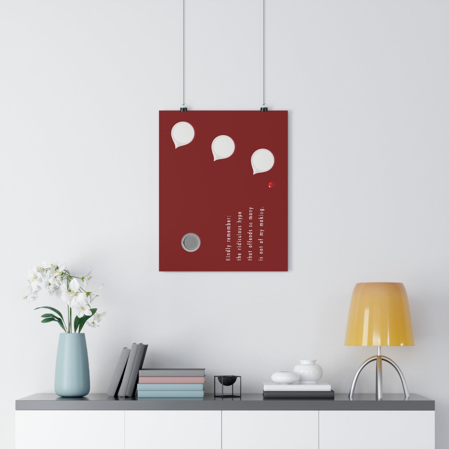 Limited Klon KTR "Flipped" Edition - Original Minimalist Giclée Art Print