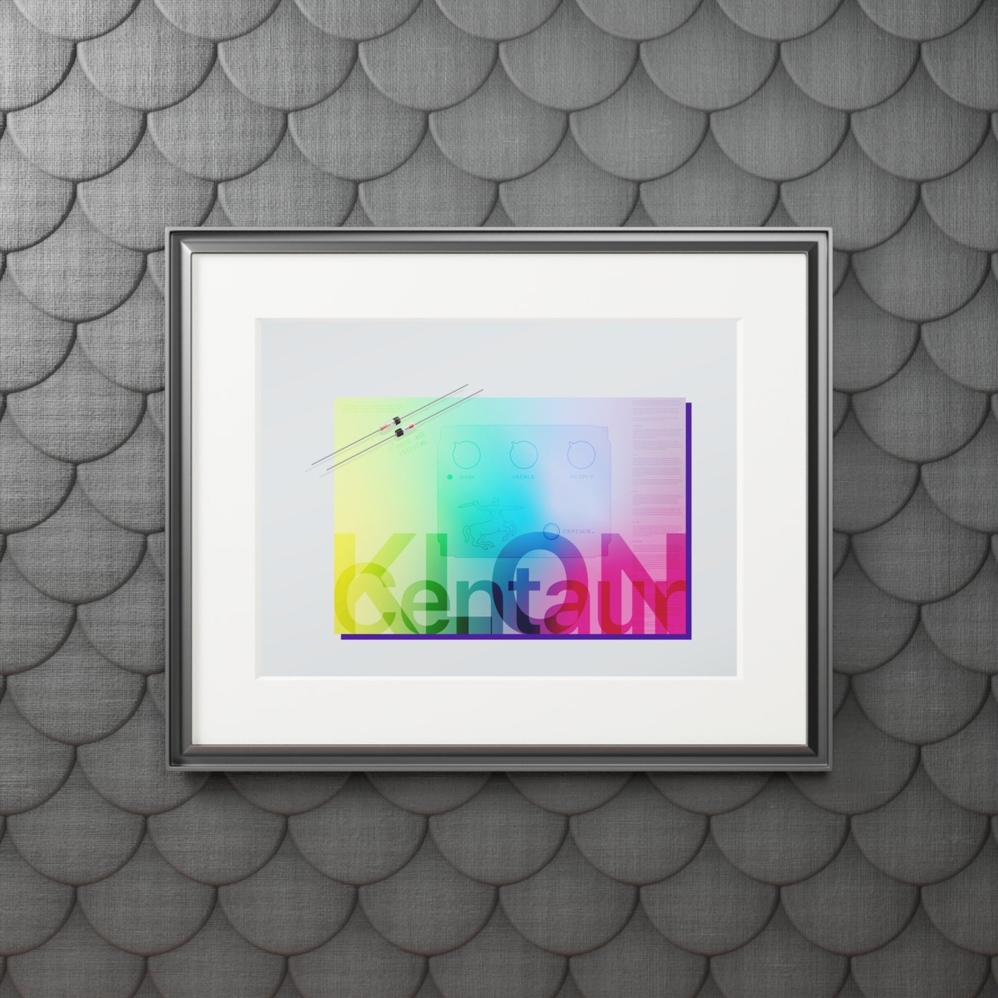 Klon Centaur "Magic Diodes" Modern Fine Art Original Print